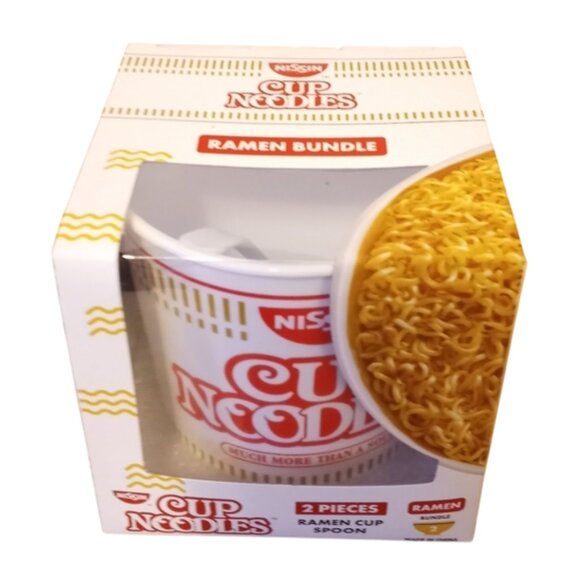 Nissin Top Ramen Bundle Includes Plastic Bowl and Spoon - Picture 5 of 5